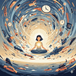 The philosophy of patience is “stillness-within”, and not waiting