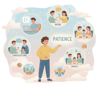 Patience is crucial for building good relationships.