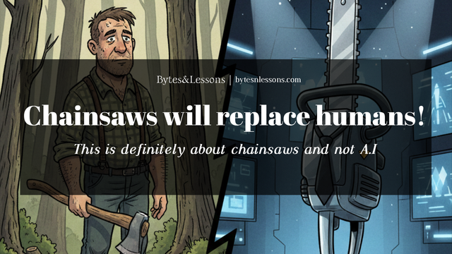 Chainsaws will replace humans